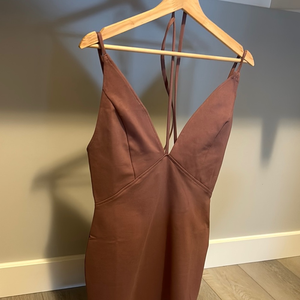 Tobi Brown Sheath Cocktail Dress